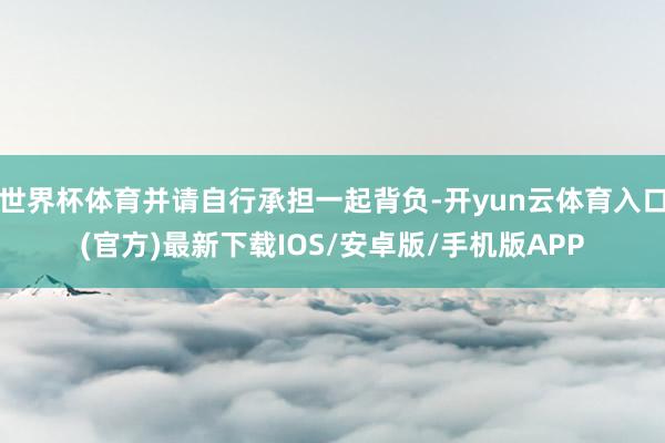 世界杯体育并请自行承担一起背负-开yun云体育入口(官方)最新下载IOS/安卓版/手机版APP